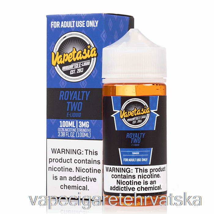 Vape Cigarete Royalty Ii - Vapetasia - 100ml 0mg